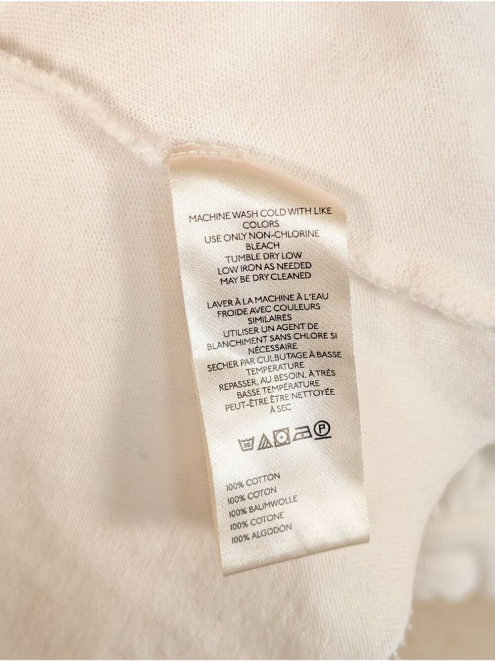 Free People We The Free The Maddie Long Sleeve Pullover S Oversized Clean Ivory - Picture 10 of 10